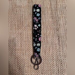 Vera Bradley Botanical Ditsy Wide Loop Fabric KeyRing & Clip.